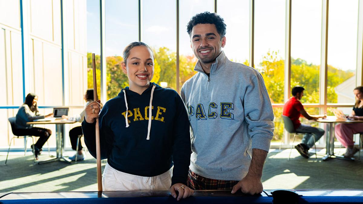 Pace Students at Alumni Hall